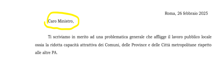 caro ministro