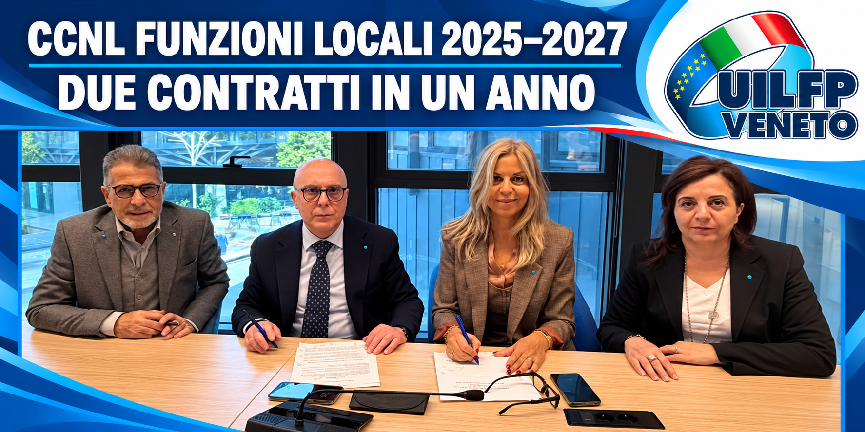 Firma del CCNL Funzioni Locali 2025–2027