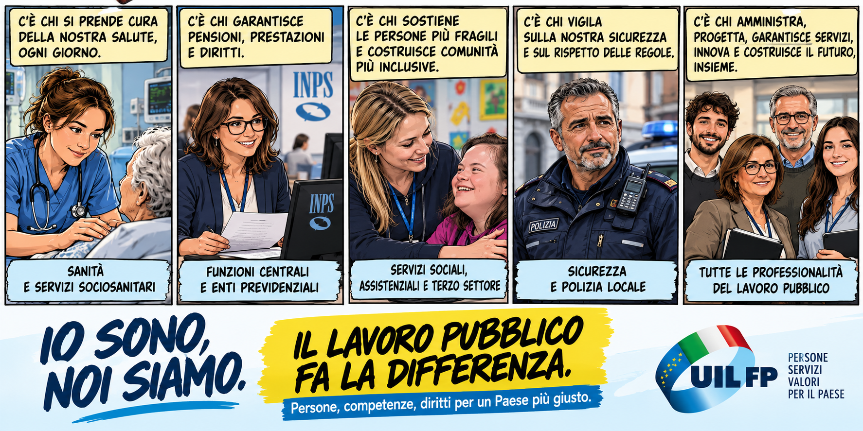 Insieme, il lavoro pubblico fa funzionare il Paese
